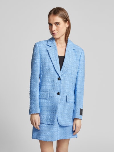 HUGO Blazer mit Strukturmuster Modell 'Areota' Hellblau 4