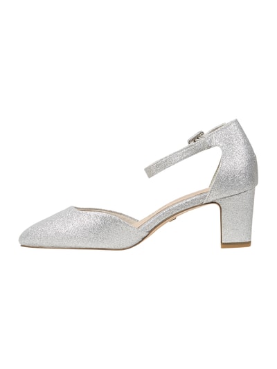 Tamaris Pumps mit Glitter-Effekt Silber 4