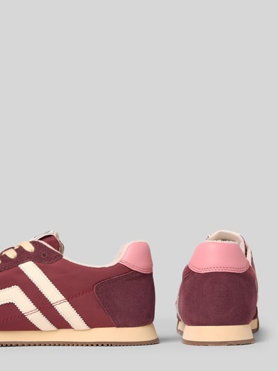 GANT Sneakers van mix van leer en textiel model 'Beylana' Bordeaux - 2