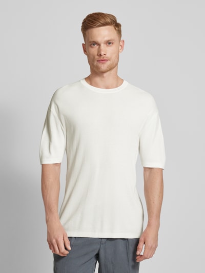 Drykorn T-Shirt in Melange-Optik Modell 'DERICO' Offwhite 4