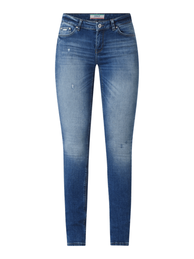 Only Jeansy o kroju skinny fit z dodatkiem streczu model ‘Carmen’ Dżins 2