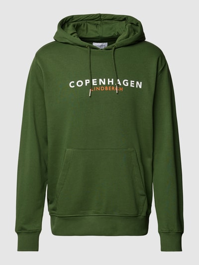 Lindbergh Hoodie mit Label-Print Modell 'Copenhagen' Apfel 2