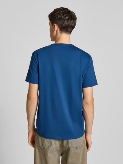 Calvin Klein Jeans Regular Fit T-Shirt aus reiner Baumwolle mit Logo-Print Dunkelblau 5