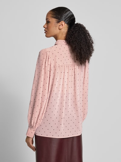 Jake*s Collection Bluzka koszulowa z krytą listwą guzikową Różowy 5