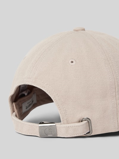 Carhartt Work In Progress Basecap aus reiner Baumwolle Modell 'Icon' Beige 3