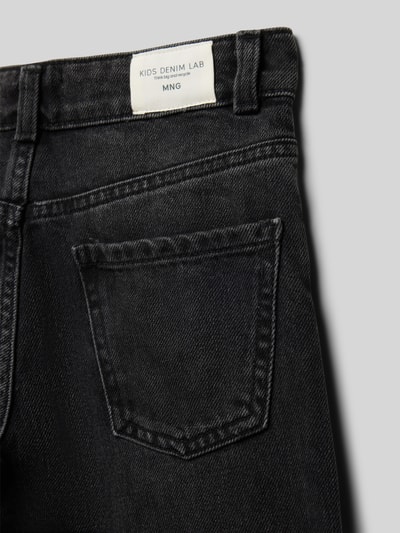 Mango Flared Fit Jeans aus reiner Baumwolle Black 2