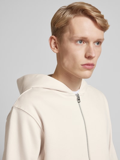 Jack & Jones Sweatjacke mit Viskose-Anteil und Label-Detail Modell 'URBAN' Offwhite 3