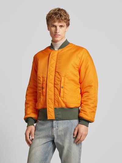 Alpha Industries Bomberjack met opstaande kraag Olijfgroen - 6