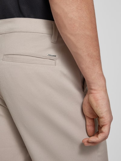 Pegador Stoffhose mit französische Eingrifftaschen Dunkelbraun 3