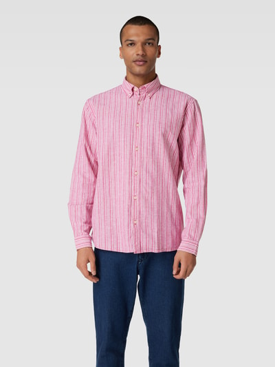 Esprit Regular Fit Freizeithemd mit Button-Down-Kragen Pink 4