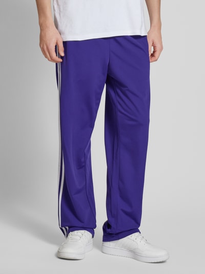 adidas Originals Straight leg trainingsbroek met ritszakken Paars - 4