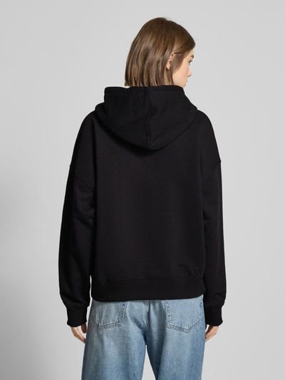 Guess Jeans Oversized Hoodie mit Kapuze Black 5