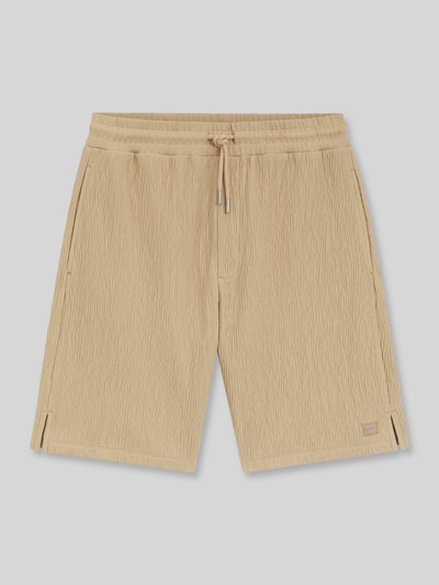 HUGO Relaxed Fit Shorts aus Baumwoll-Mix Modell 'DENOSHORT' Beige 2