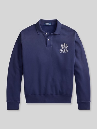 Polo Ralph Lauren Regular Fit Sweatshirt mit Polokragen Marine 2