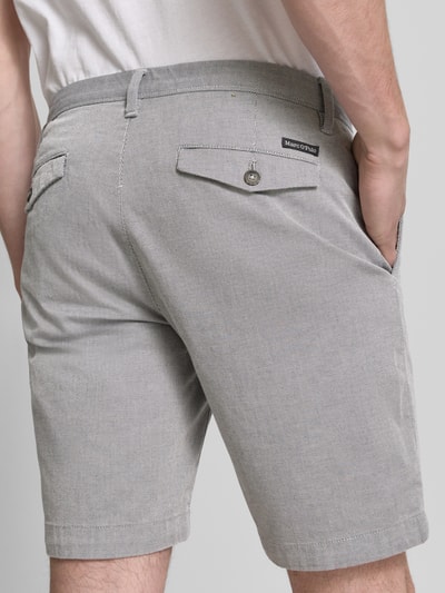 Marc O'Polo Slim Fit Shorts aus Baumwoll-Mix Modell 'SALO' Marine 3
