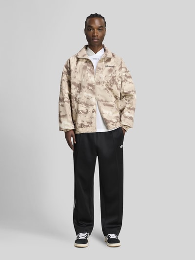 adidas Originals Regular Fit Fleecejacke mit Zweiwege-Reißverschluss Sand 1