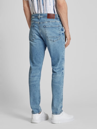 BOSS Orange Tapered fit jeans in 5-pocketmodel, model 'TABER' Lichtblauw - 5