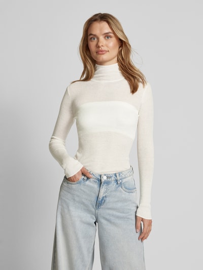 Marella Strickpullover mit Turtleneck Modell 'FEROCE' Offwhite 4