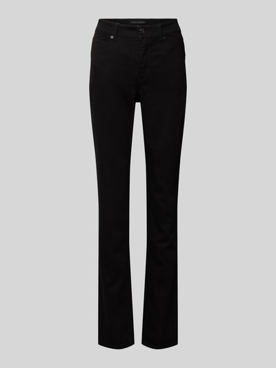 MAC Bootcut Fit Jeans mit Stretch-Anteil Modell 'MELANIE' Black 2