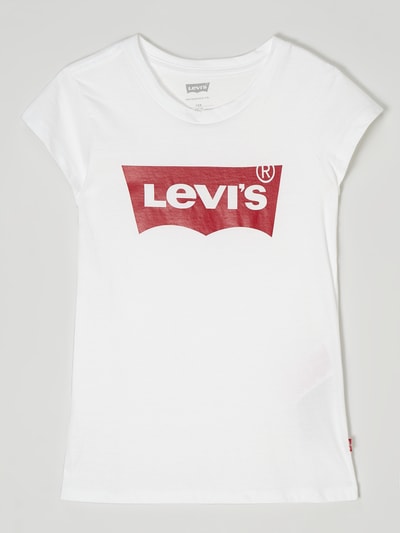 Levi’s® Kids T-shirt van katoenmix Wit - 1