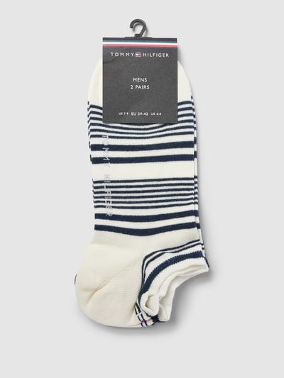 Tommy Hilfiger Sneakersocken mit Label-Detail im 2er-Pack Ecru 3