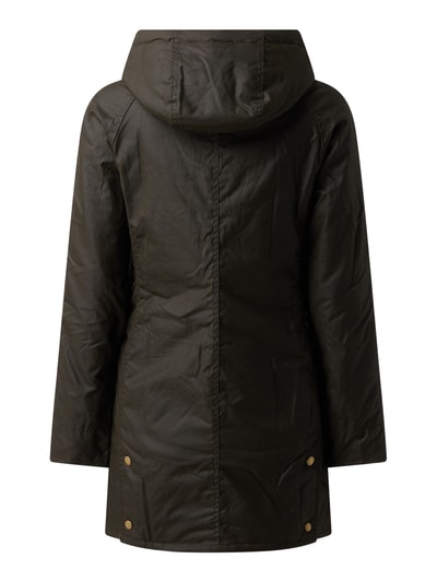 Barbour Parka aus gewachster Baumwolle Modell 'Bower'  Oliv 4