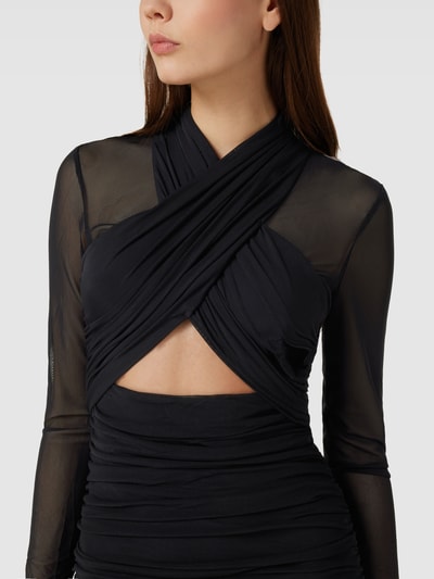 Bardot Midikleid mit Cut Out Modell 'ALIYAH DRESS' Black 3