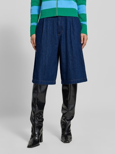 Marc O'Polo DENIM Wide Leg Jeansshorts aus Baumwoll-Lyocell-Mix Jeansblau 4