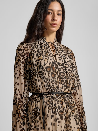 Marc Cain Midikleid aus reiner Viskose Camel 3