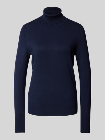 Christian Berg Woman Gebreide pullover met ribboorden Donkerblauw - 2