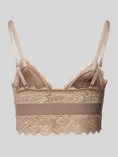 HUGO Bustier mit elastischem Bund Modell 'Red Label' Taupe 3