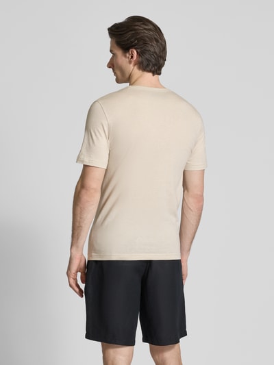 MCNEAL T-shirt met korte knoopsluiting Beige - 5