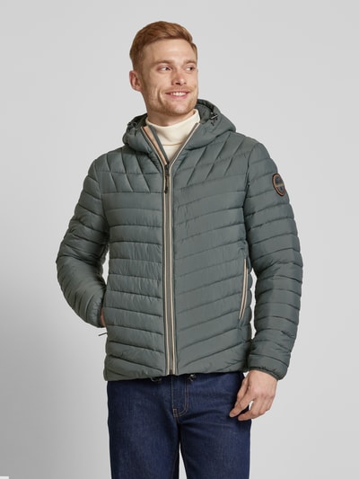 Napapijri Steppjacke mit Stehkragen Modell 'LAPAZ' Khaki 4