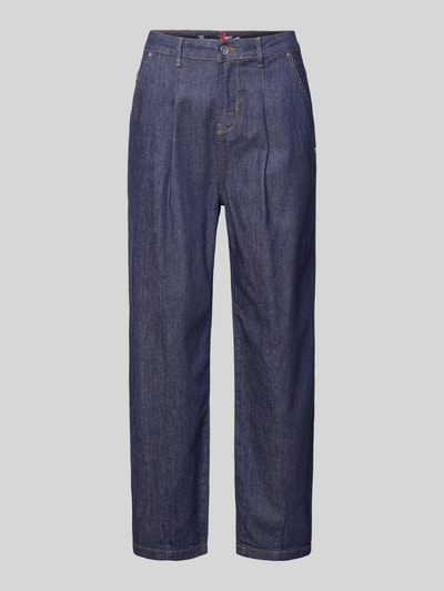 Buena Vista Jeansy z zakładkami w pasie model ‘Ballon’ Ciemnoniebieski 2