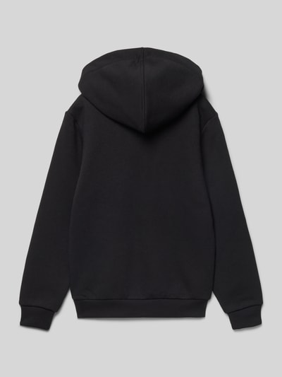 s.Oliver RED LABEL Regular fit hoodie van katoenmix  Zwart - 3