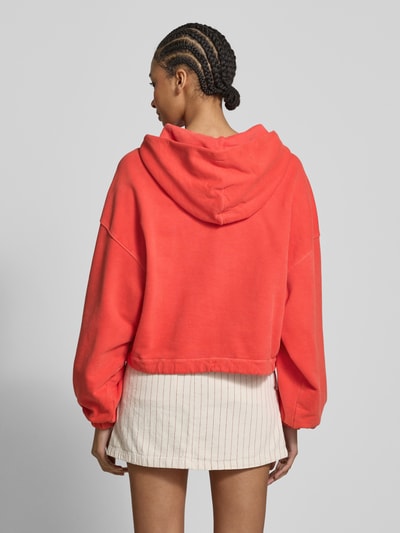 Tommy Jeans Oversized Hoodie aus reiner Baumwolle Hellrot 5