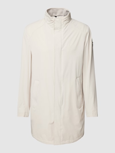 JOOP! Collection Płaszcz z naszywka z logo model ‘Tyrens’ Złamany biały 2
