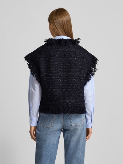 Essentiel Antwerp Comfort Fit Weste mit Woll-Anteil Modell 'ISHANI-I1SA' Marine 5