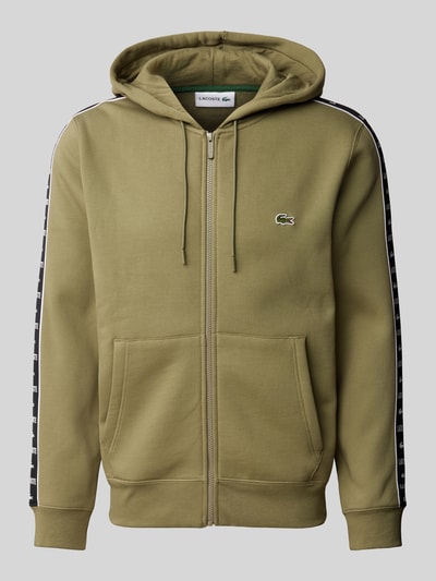 Lacoste Sweatjacke mit Kapuze Oliv 1