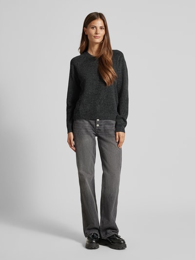 Vero Moda Weicher Pullover mit Glitzerfaden Modell 'DOFFYSHINE' Black 1