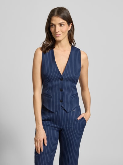 HUGO Slim Fit Anzugweste mit Viskose-Mix Modell 'AUMARA-2' Marine 4