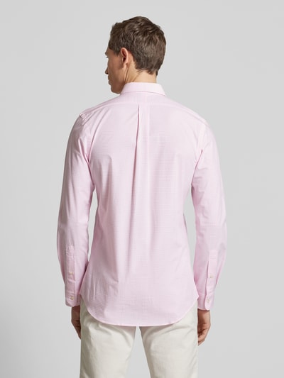 Polo Ralph Lauren Slim Fit Freizeithemd mit Button-Down-Kragen Rosa 5