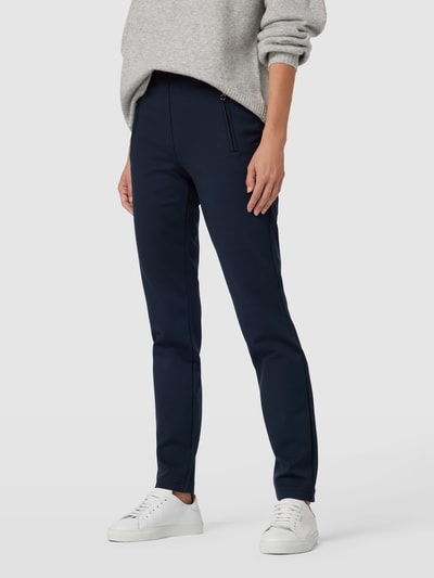 Christian Berg Woman Skinny fit stoffen broek met stretch Donkerblauw - 4