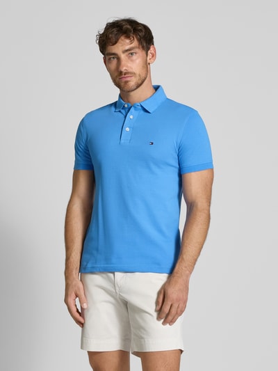 Tommy Hilfiger Slim Fit Poloshirt aus Baumwoll-Elasthan-Mix Aqua 4