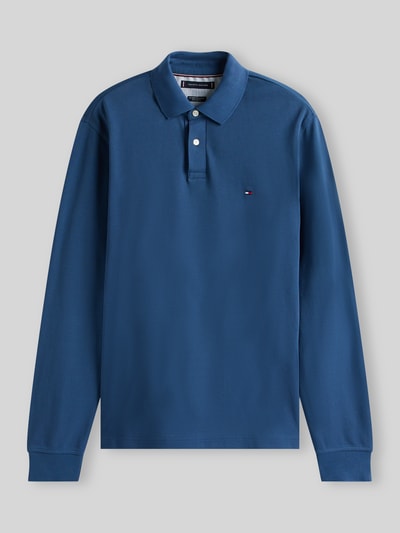 Tommy Hilfiger Regular Fit Poloshirt aus Baumwoll-Mix  Jeansblau 2