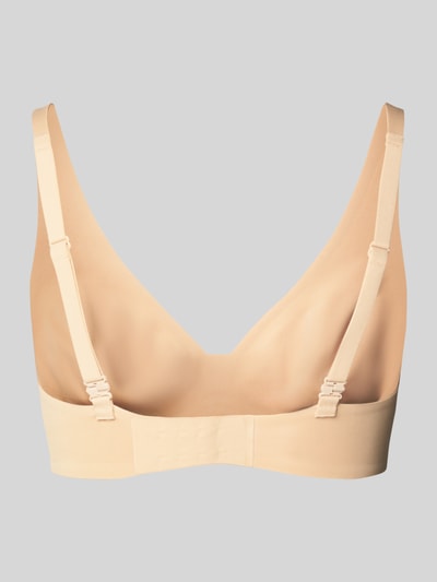 Produktfoto, Triangel-BH mit breiten Trägern von Mey, Damen, Unifarben Beige, Material-Mix mit Stretch-Anteil, Verstellbarer-Träger, Hakenverschluss.