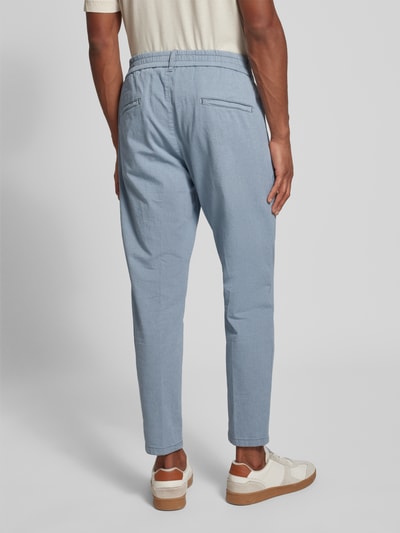 Drykorn Regular fit chino met paspelzakken, model 'CHASY 10' Lichtblauw - 5