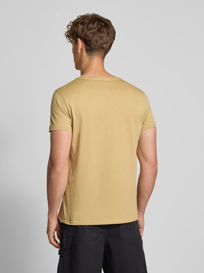 Tommy Jeans Regular Fit T-Shirt aus reiner Baumwolle Beige 5