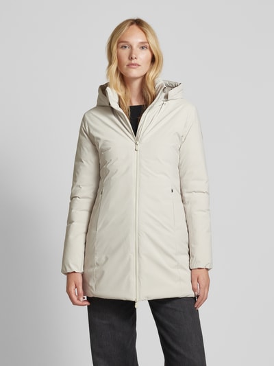 SAVE THE DUCK Parka mit Label-Patch Modell 'RACHEL' Sand 4