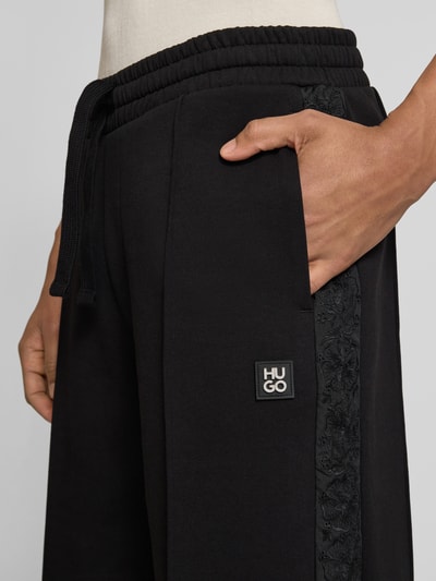 HUGO Comfort Fit Sweatpants aus Baumwoll-Mix Modell 'DROSPANT' Black 3